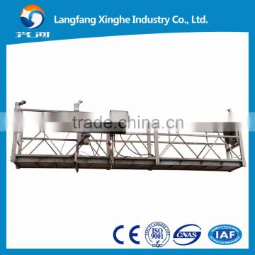 LTD80 hoist suspended platform / zlp800 steel hanging cradle / 7.5m gondola working platform / suspended scaffolding