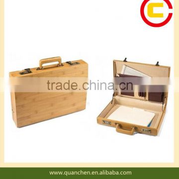 Molder bamboo briefcase