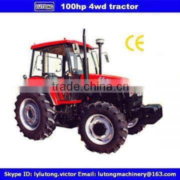 100HP 4WD High Quality Cheap Agricultural Farm Wheel Tractor With CE Cetification