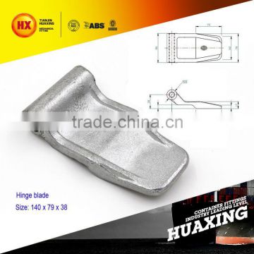 ISO shipping container door hinges, hinge blade, hinge plate