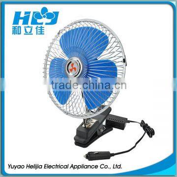 12v dc 8' strong wind full-seal oscillating car fan