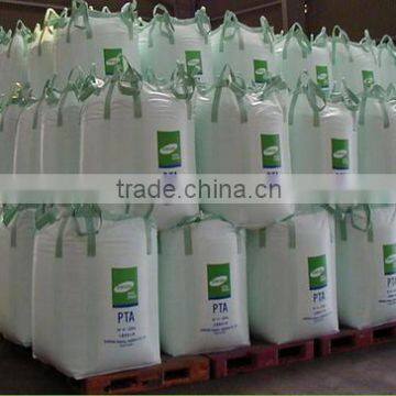 square type pp big bag 5:1 1000kg with bule belt white pp bulk container bag