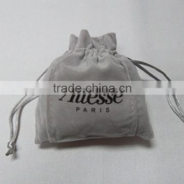 printied velvet cosmetic bag wholesale