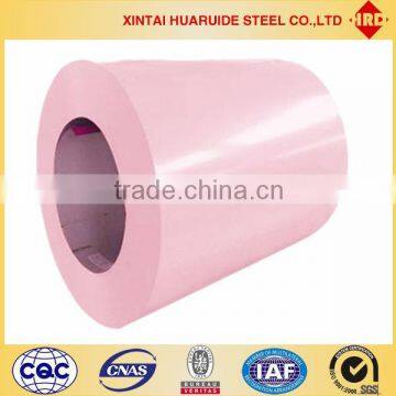 Hua Ruide-PPGI-Pink-Prepainted Galvanized Steel Coils for Steel Roof