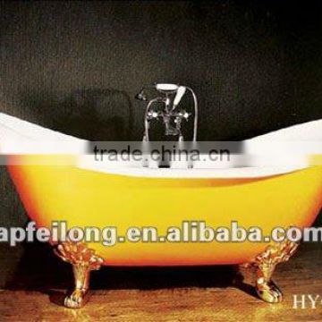 solid Classical Cast iron Enamel Bathtub HYQ-I-2