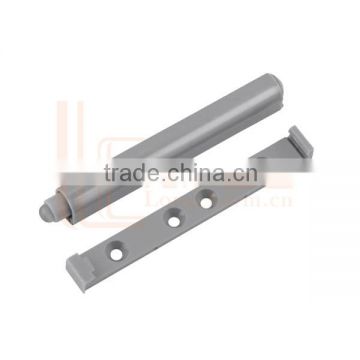 Plastic Gray Cabinet Door Drawer Catch Latch Push Open System Damper Buffer from longcharm hardware factory
