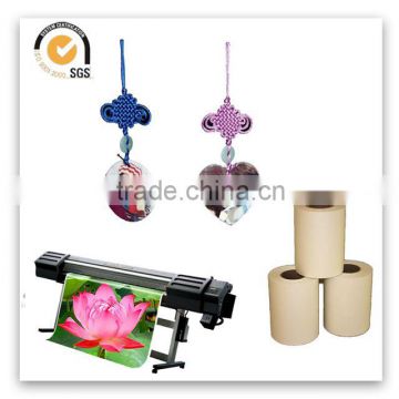 Large format heat transfer paper for polyester fabric