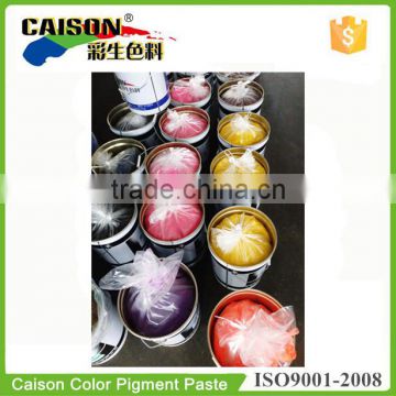 2016 popular fluorescent pink pigment in textile printing