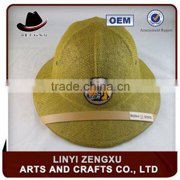 Professional factory custom safari cowboy straw hat cap