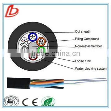 Stranded Loose Tube Non-metallic Strength Member Non-armored Cable GYFTY Aerial fiber optic cable