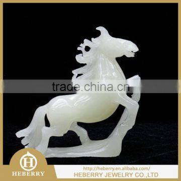 hot sale 100% natural quartz crystal horse healing carved quartz crystal statue as gift