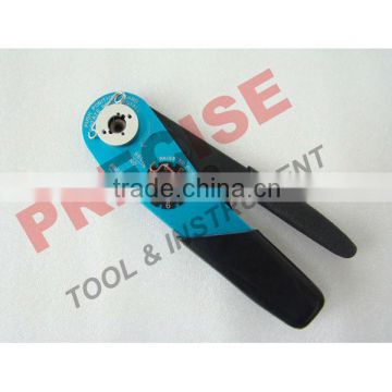 YJQ-MH992 Fined tipped crimp tool miniature adjustable plier used in electronic connectors for #12 Quadrax Pin/Socket W. L. Gore