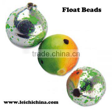 Multicoloured sea fishing terminal tackle floating fishing beads wholesale