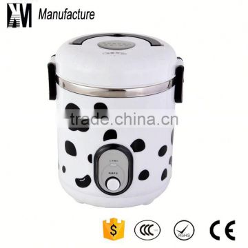 hot saling single person automatic mini rice cooker with steamer