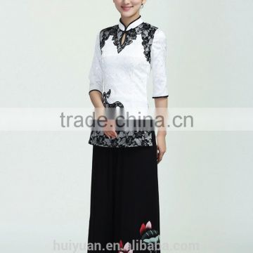 Newest Woman Polyester / Cotton Hotel Reception Uniform