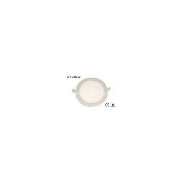 High Power Dimmable Round Led Panel Light For Office , Pure White Side Emit
