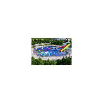 Commercial aqua Park Equipment , cartoon Swimming Pool Slides