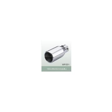 Exhaust Muffler,Muffler Tip- Rolled Outlet Double Inside,Exhaust Pipe, Muffler Tail Pipe WF051