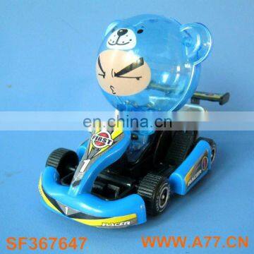 plastic blue kart toys