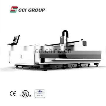 Agent price FLC3015 CNC fiber laser cutting machine 1500w for 4mm stainless steel sheet
