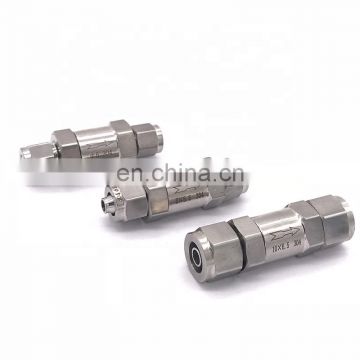 High quality check valve for 6 8 10mm PU tube hose stainless steel 304 high pressure acid-proof Quick connection one-way valve
