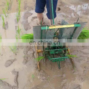 2 rows durable manual rice seeder /manual rice transplanter machine for sale