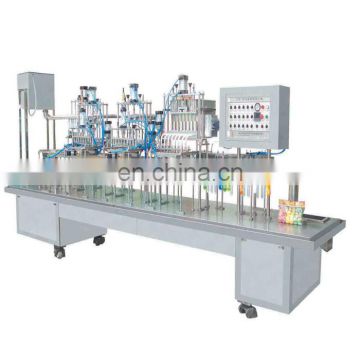 Hot-selling practical plastic /paper cup filling and sealing machine