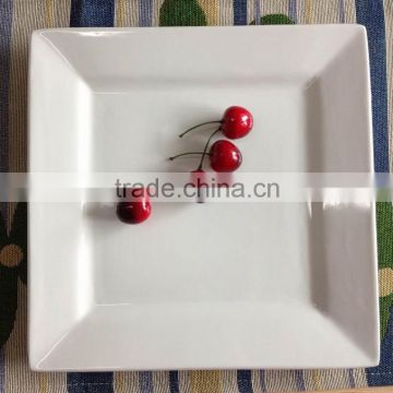 Wholesale cheap bulk white porcelain dinner plates for wedding