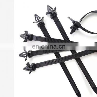 Customized Packing Universal Cable Tie Fastener Clips Car Loom Hose Clamp Fastening Zip Strap