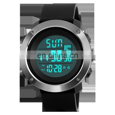SKMEI 1268 Men Digital Wristwatch High Quality Digital Sports Stop Watch Latest Hot Selling With Rubber Strap
