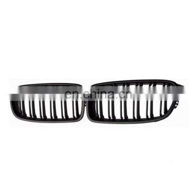 car accessories FOR BMW 3 series F30F35 double line bright black front grilles