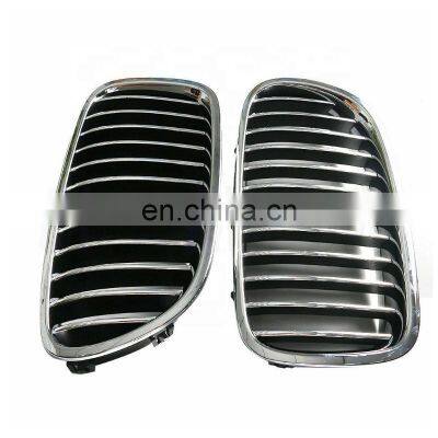 Left +Right Front Grille Chrome 51137203649 51137203650 For BMW 5 Series F10 2009-2016