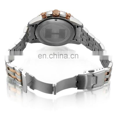 Custom Logo Sports Watches Waterproof Luxury  Chronograph Quartz Watches Men Wrist Brand Your Own Watches Stainless Steel