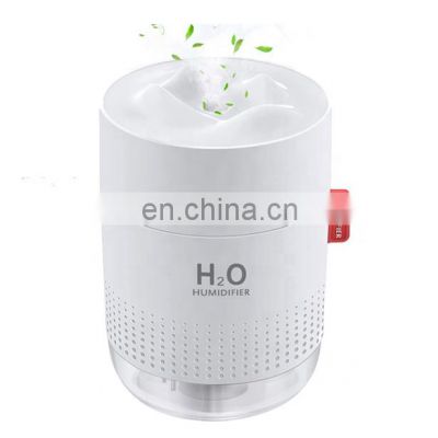 Factory directly sale H20 2000mah battery Rechargeable Ultrasonic Cool Mist Car Air Humidifier USB Desk Humidifier