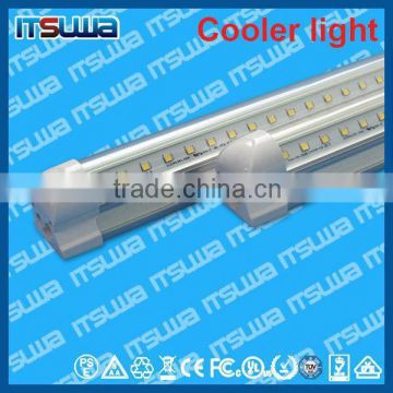 6ft v shaped two rows LED integrated led tube v shaped led tube for cooler 6ft single pin led tube 6ft led flourescent tube