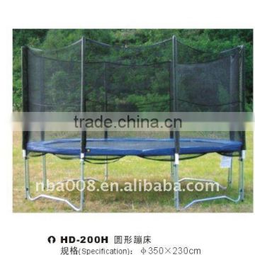 safety round jumping trampoline