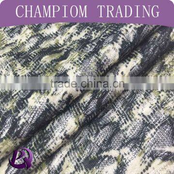 Light weight 100% polyester paper print fabric for girl's clothing