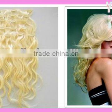 hot selling popular new design sexy clip in hair extensions