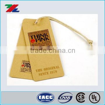 High Quality Low Price Garment Hang Paper Tag
