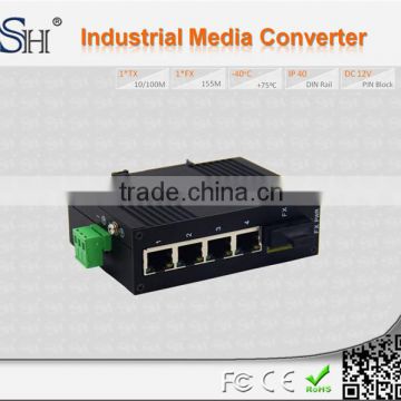 SH LINK | SH111 | INDUSTRIAL din rail mount 48VDC industrial switch