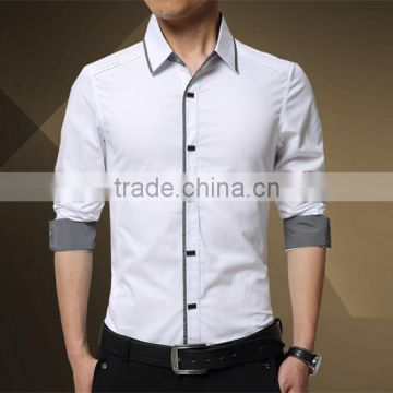 Long sleeve quality cotton fashion casual shirts for men