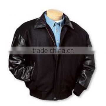 Uniseason nylon cheap custom men varsity jackets BI-3429