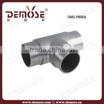 t connector stainless steel for rod tube