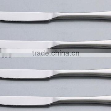 Stainless Steel Dinner knife with plain handle and low price
