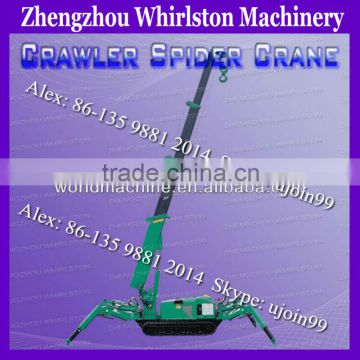 mini Crawler crane with Diesel engine3Ton Hoist Spider Crane/lifting height spider crane
