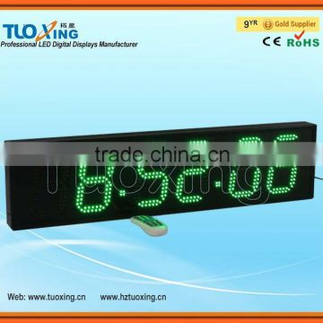 Hot sale 6 inch 6 digits large led countdown timer