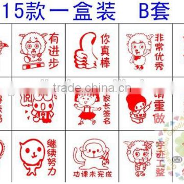 Mini teacher rubber stamps/Teacher cartoon rubber stamps