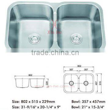 Cheap Stainless Steel Undermount Foot Wash Sink