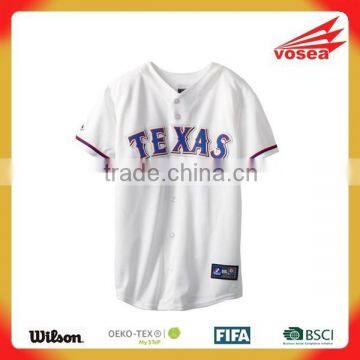 2015 New Design Fashion Plain Customize Texas Baseball Jersey