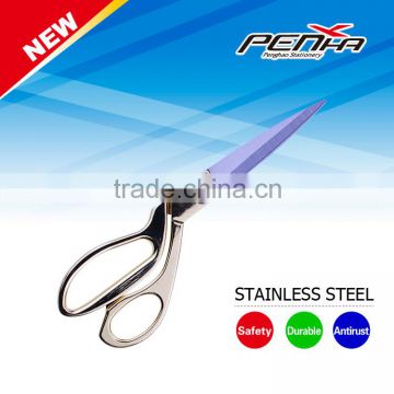High quality heated fabric scissors professional tailor cloth cutting scissor